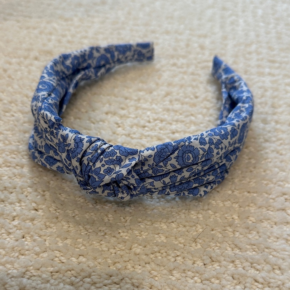 Blue Patterned Headband